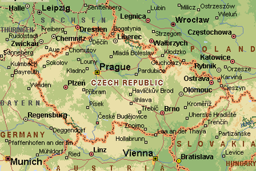 Географическое положение и климат Чехии